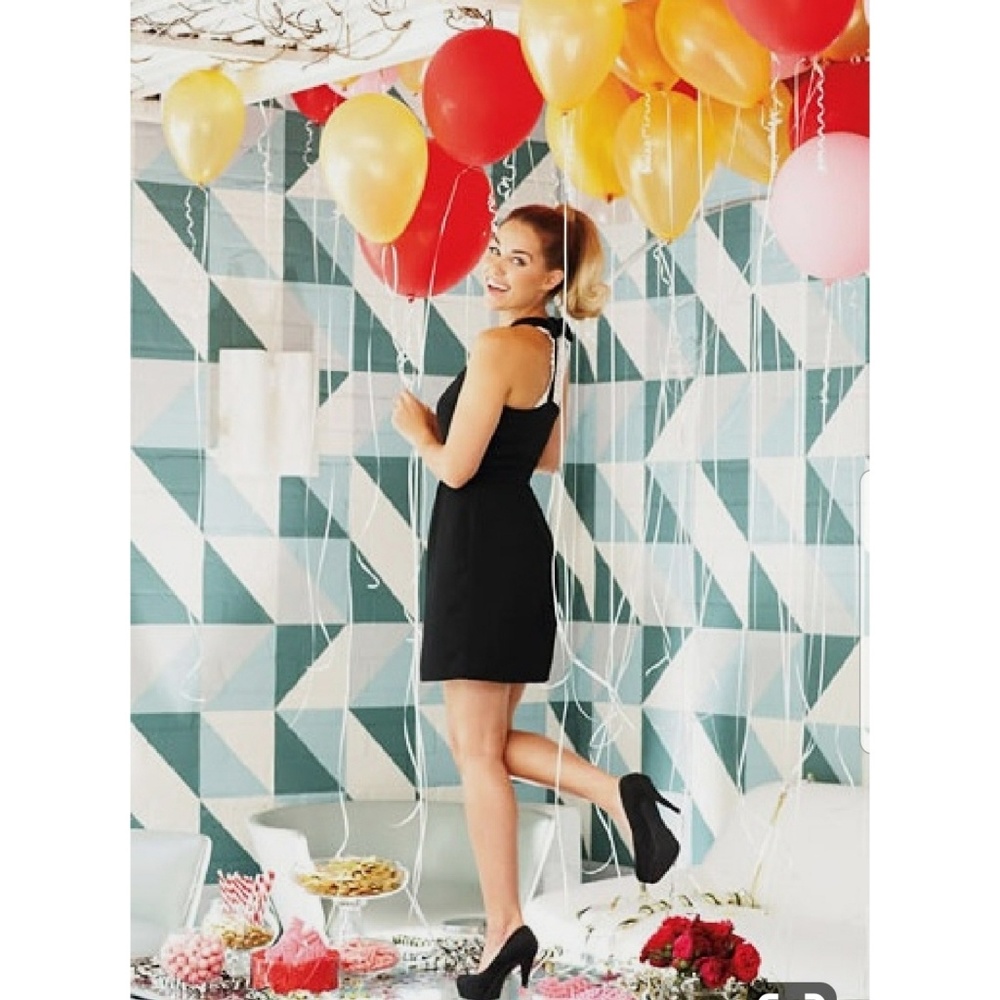 NWT LC Lauren Conrad 2012 LBD with bowtie, black
